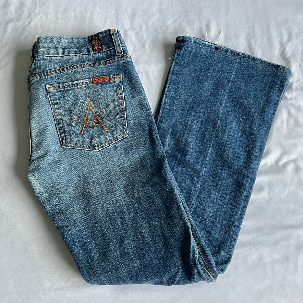 7 For All Mankind Bootcut A-Pocket size 27 womens jeans